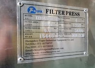 3737L Chamber Volume Large Capacity Chamber Filter Press for Mineral Concentrate Dewatering