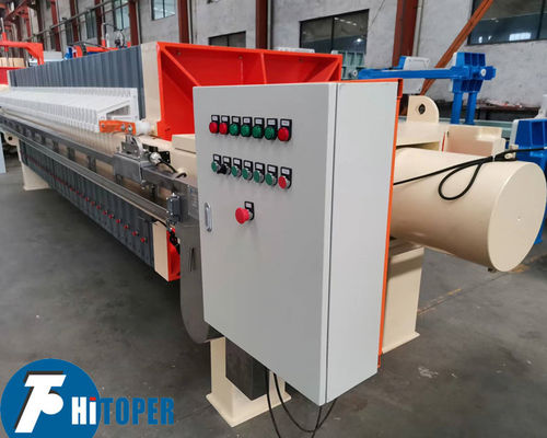 Membrane Filter Press Peralatan industri untuk pemisahan cairan padat dan pembentukan kue kelembaban rendah dengan kekuatan motor 4kw