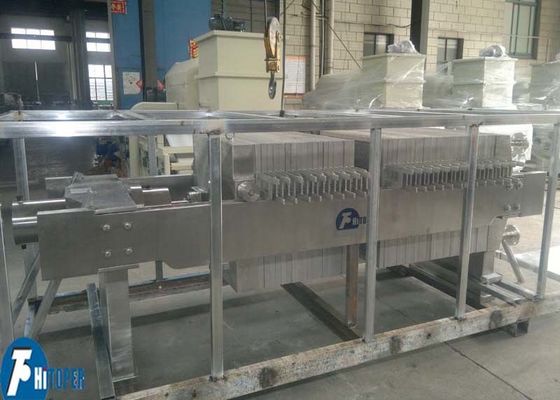 Piring baja tahan karat dan frame filter press dengan frame kekuatan tinggi dan asam alkali tahan filter plat untuk industri