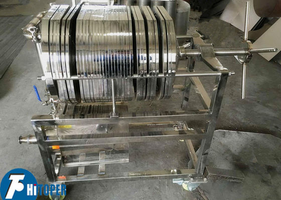 Filter Piring dan Kerangka Industri dengan desain multi-lapisan menggunakan 304 dan 316L stainless steel untuk proses pemisahan cairan padat