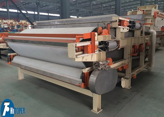Filter Press Sabuk Tahan Lama untuk Pengeringan Lumpur Berkelanjutan di Industri Penyulingan Minyak Kimia dan Pencetakan Pewarnaan