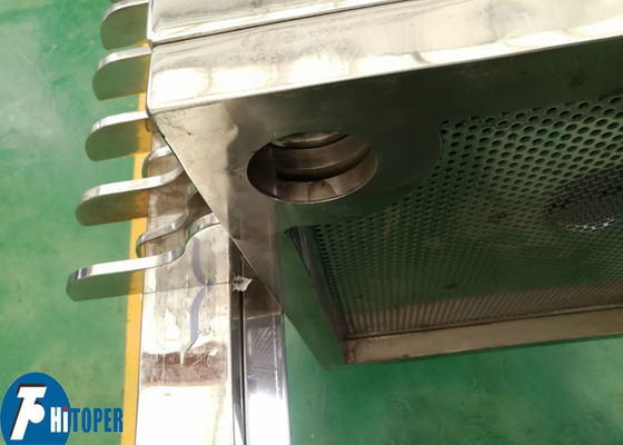 Press Filter Stainless Steel Serbaguna untuk Filtrasi Minyak Makanan Dengan Plat 450mm dan Berbagai Kain Filter Kertas dan Membran